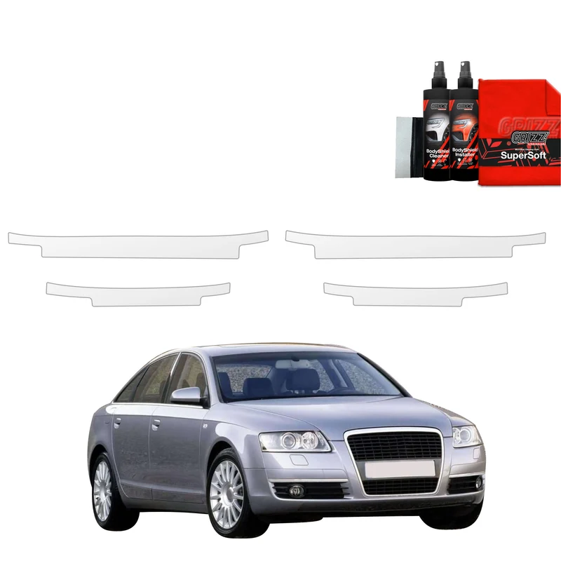 4in1 Schutzfolie Grizz Protector für Schweller - Audi A6 C6 Sedan 4D (2004-2008)