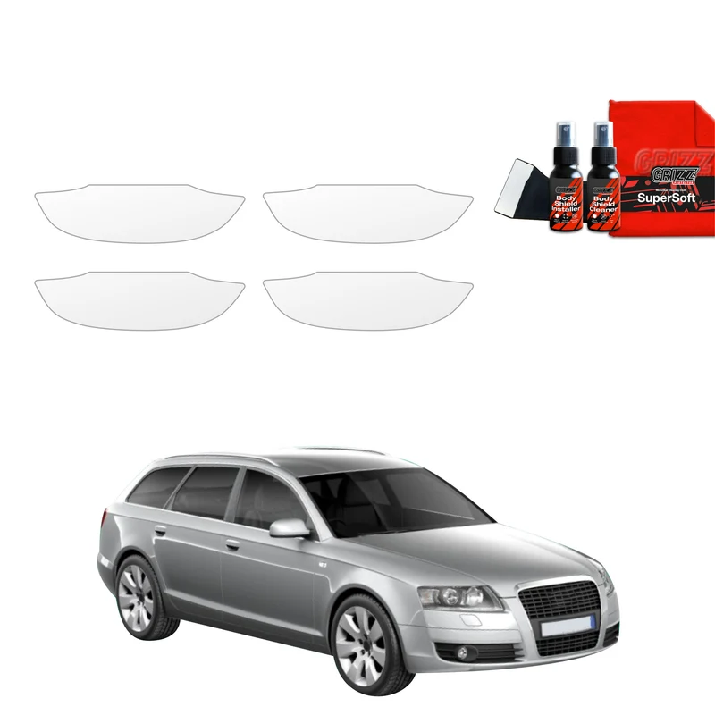 4in1 Schutzfolie Grizz Protector für Türgriffmulden - Audi A6 C6 Avant (2004-2008)
