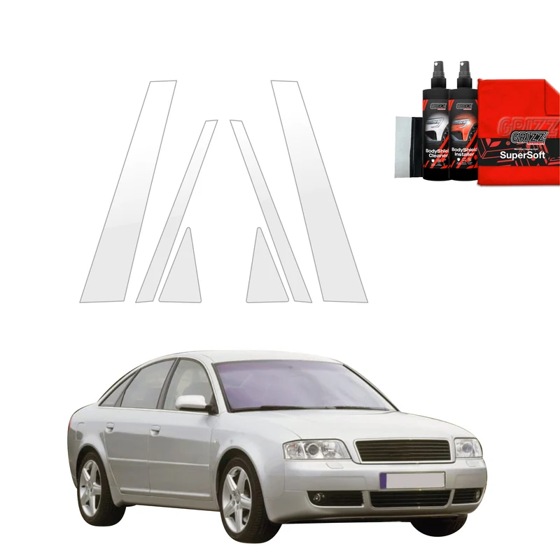 6in1 Schutzfolie Grizz Protector für B-C-Säule - Audi A6 C5 Sedan (1997-2004)