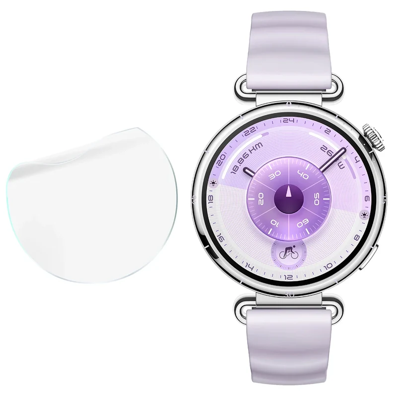 Hydrogel Folie für den Bildschirm für Huawei Watch GT6 41 mm, Bizon Watch Film Hydrogel Duo, 2 Stück