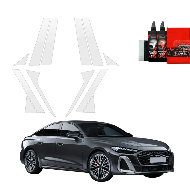 12in1 Schutzfolie Grizz Protector für A-B-C-Säule - Audi A5 B10 Avant (2025-2026)