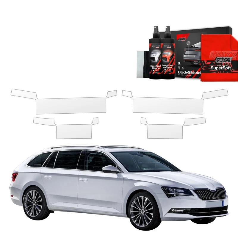 4in1 Schutzfolie Grizz Protector für Schweller - Skoda Superb 3 Combi (2016-2019)