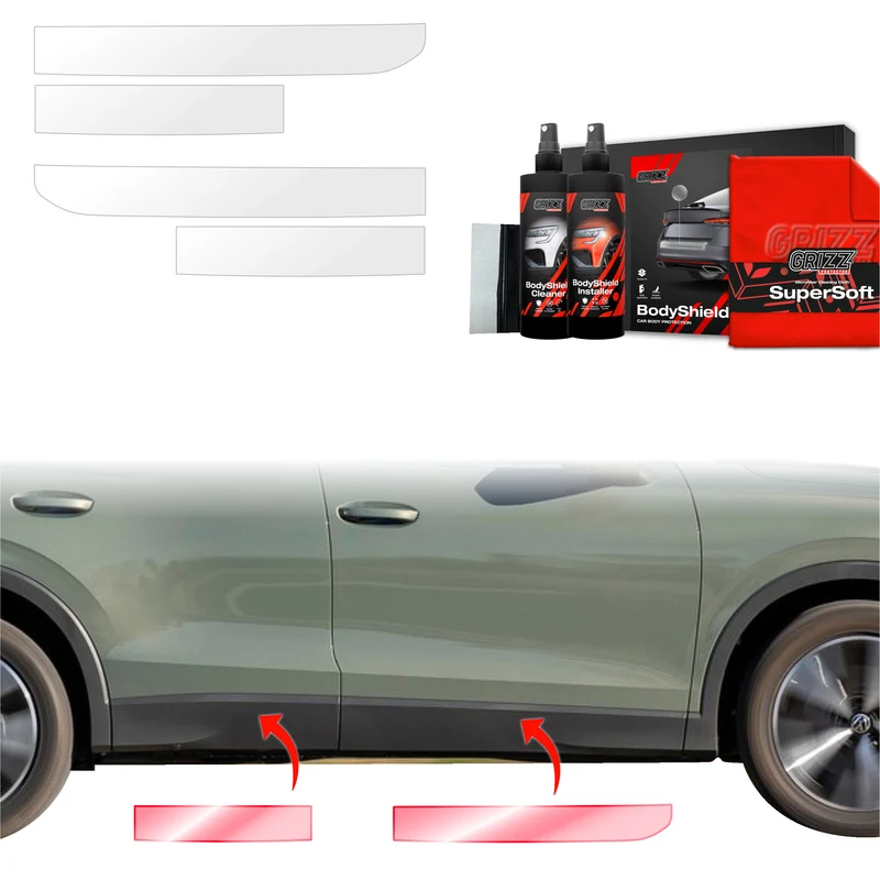 4in1 Schutzfolie Grizz Protector für Schweller ohne Auflagen - Volkswagen VW Tiguan 3 (2024-2026)