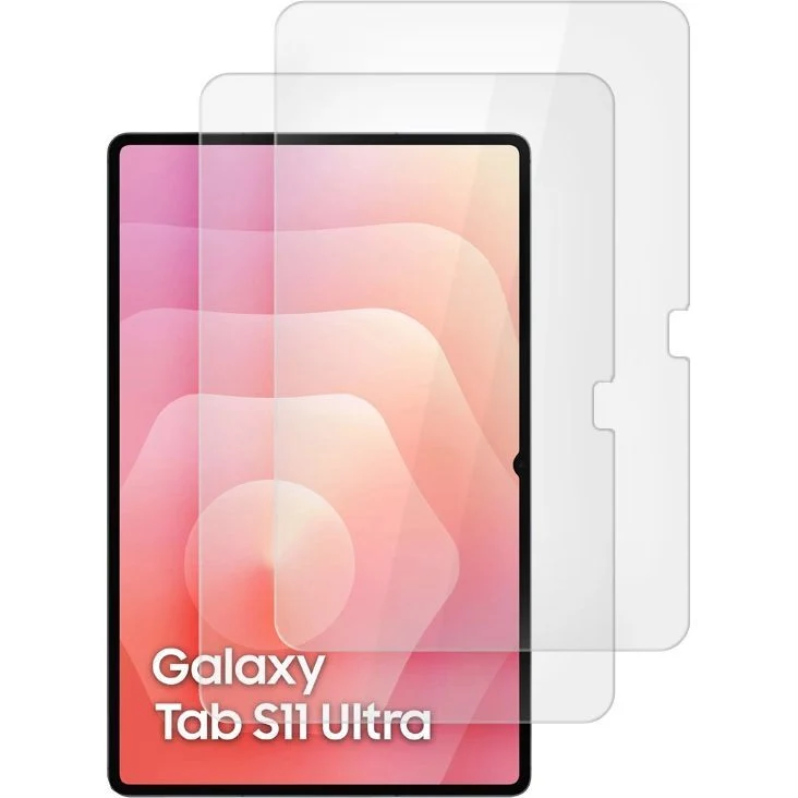 Gehärtetes Glas für Galaxy Tab S12 Ultra / S11 Ultra / S10 Ultra / S9 Ultra / S8 Ultra, Tech-Protect Glass Fit Plus, 2 Stück