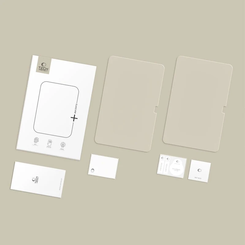 Gehärtetes Glas für Galaxy Tab S12 Ultra / S11 Ultra / S10 Ultra / S9 Ultra / S8 Ultra, Tech-Protect Glass Fit Plus, 2 Stück