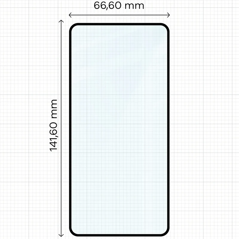 Gehärtetes Glas für Galaxy S22, Bizon Glass Edge Duo, Schwarzer Rahmen, 2 Stück