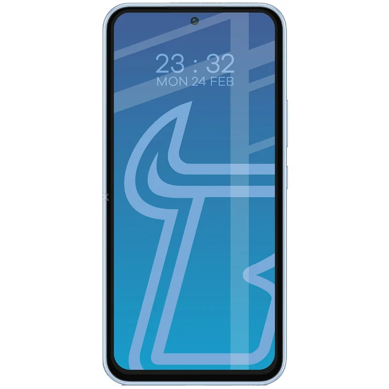 Gehärtetes Glas für Galaxy A54 5G, Bizon Glass Edge Duo, Schwarzer Rahmen, 2 Stück