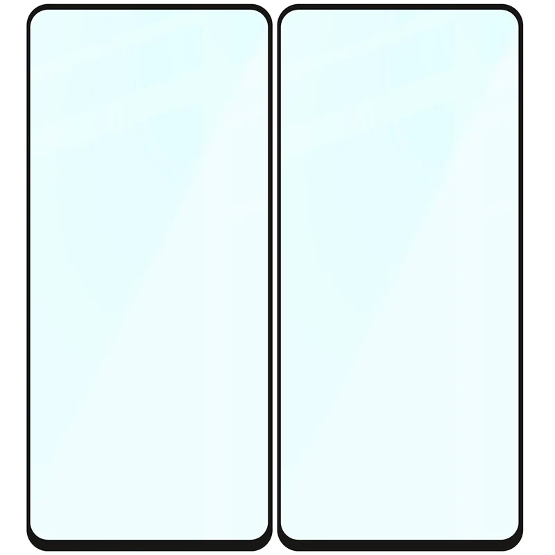 Gehärtetes Glas für Galaxy A52s / A52 4G/5G, Bizon Glass Edge Duo, Schwarzer Rahmen, 2 Stück