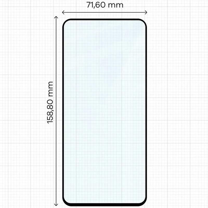 Gehärtetes Glas für OnePlus Nord 4, Bizon Glass Edge Duo, Schwarzer Rahmen, 2 Stück
