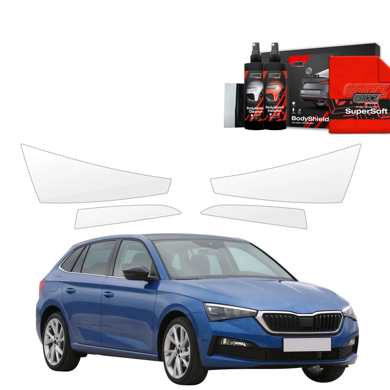 4in1 Schutzfolie Grizz Protector für Scheinwerfer - Skoda Scala (2019- 2023)