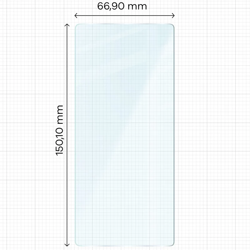Gehärtetes Glas für Google Pixel 7, Bizon Glass Clear Duo, 2 Stück