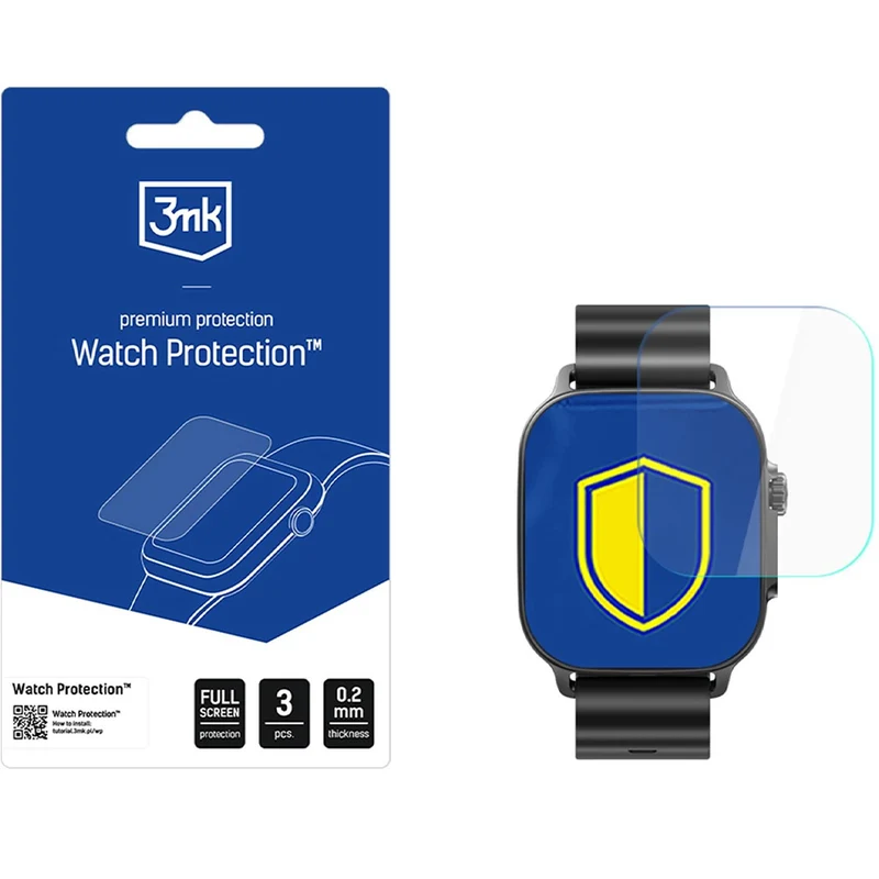 Hybridglas für Realme Watch 5, 3mk Watch Protection, 3 Stück