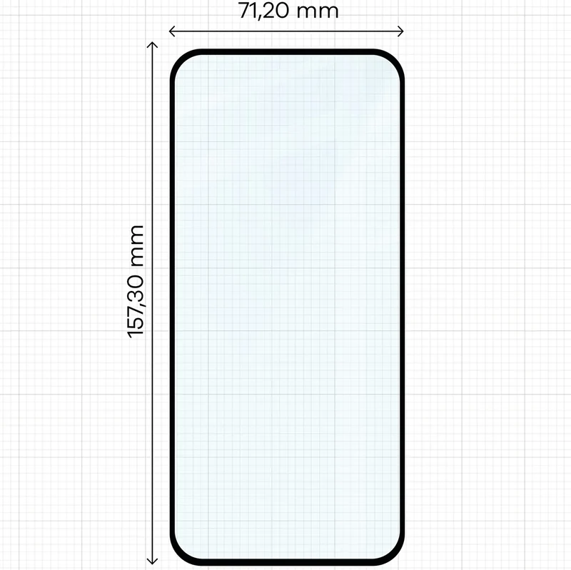 Gehärtetes Glas für Honor 400 Lite, Bizon Glass Edge Duo, Schwarzer Rahmen, 2 Stück