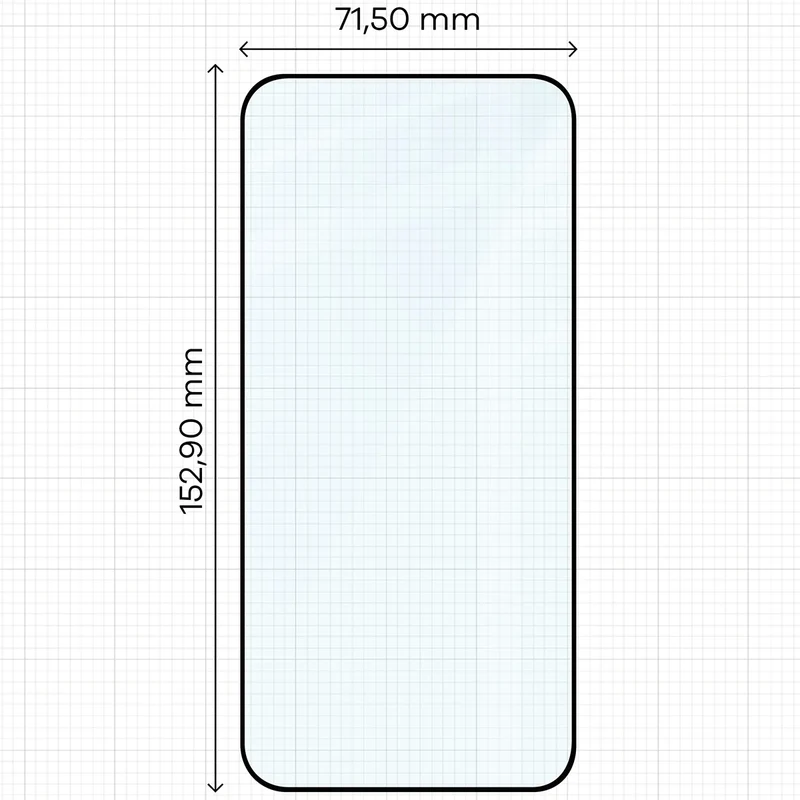 Gehärtetes Glas für Honor 400, Bizon Glass Edge Duo, Schwarzer Rahmen, 2 Stück