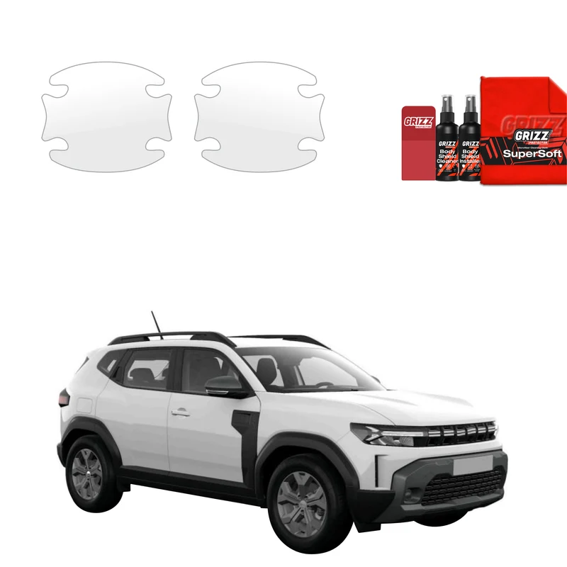 2in1 Schutzfolie Grizz Protector für Türgriffmulden - Dacia Duster (2024-2026)