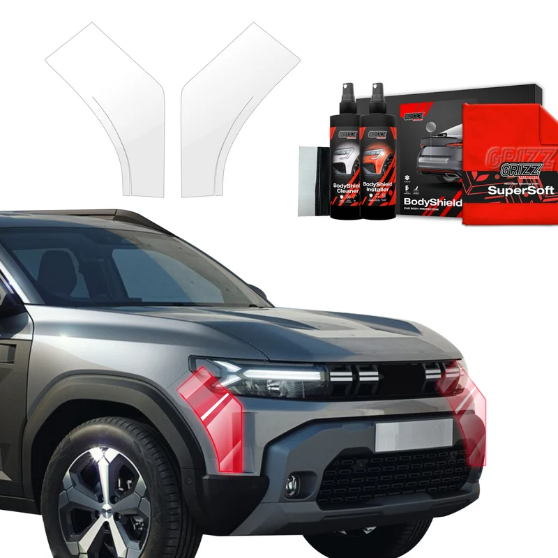 2in1 Schutzfolie Grizz Protector für Stoßstange - Dacia Duster (2024-2026)