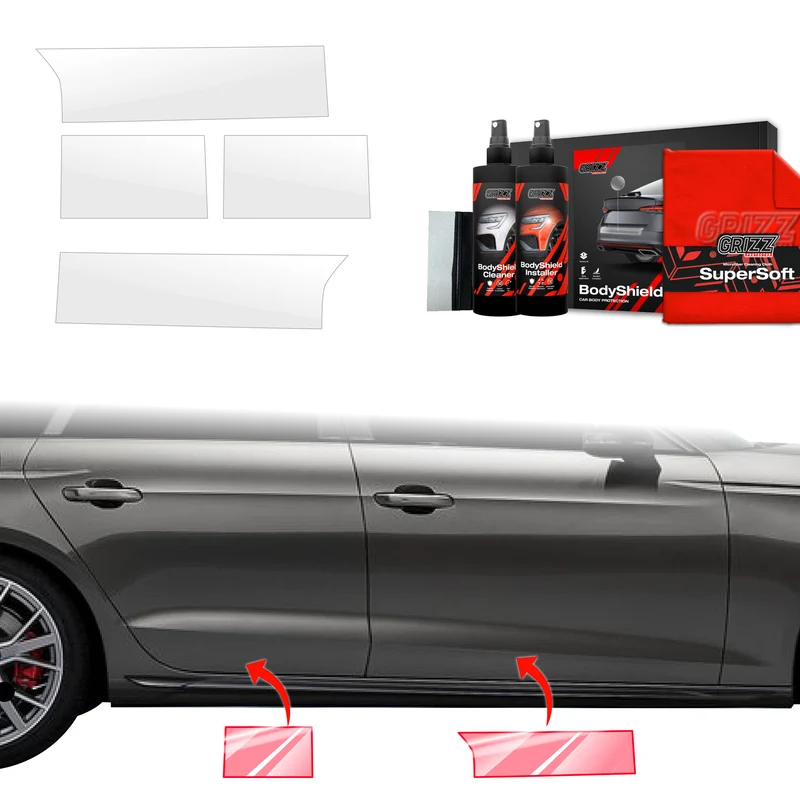 4in1 Schutzfolie Grizz Protector für Schweller - Audi A4 Avant (2019-2024)