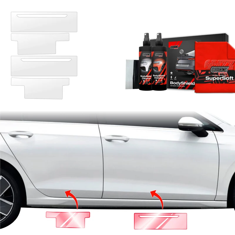 4in1 Schutzfolie Grizz Protector für Schweller - Volkswagen VW Golf 8 Hatchback (2024-2026)