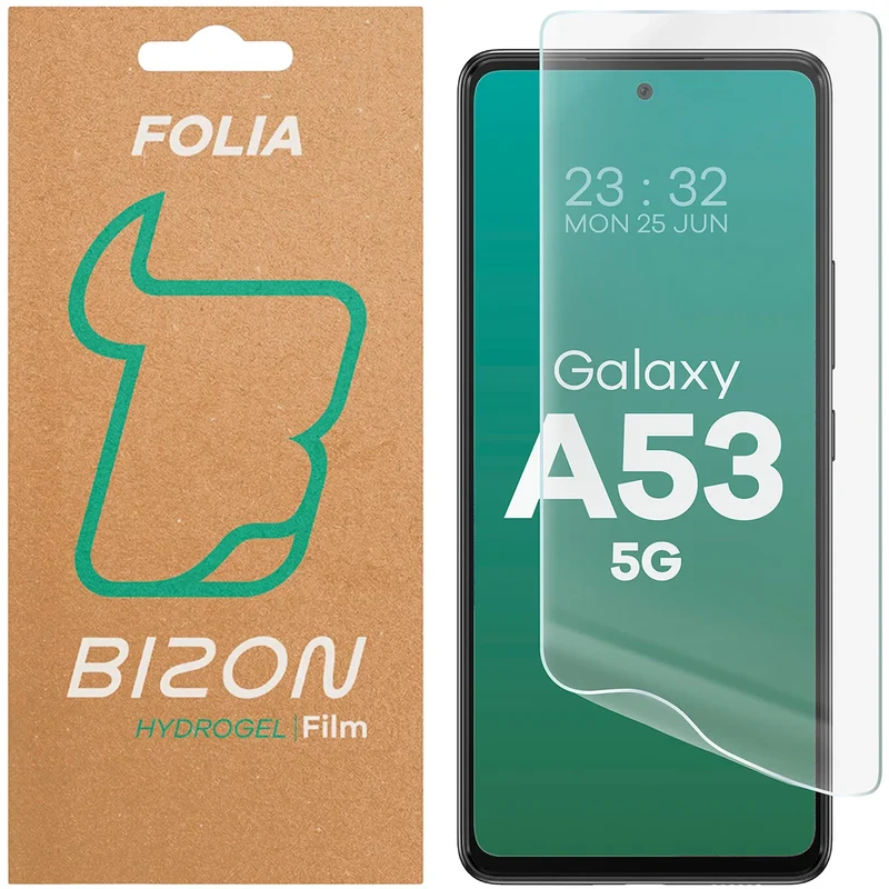 Hydrogel Folie für den Bildschirm für Galaxy A53 5G, Bizon Film Hydrogel Front, 1 Stück