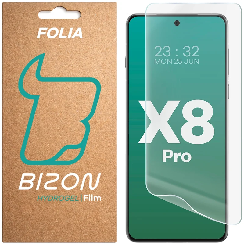 Hydrogel Folie für den Bildschirm für Oppo Find X8 Pro, Bizon Film Hydrogel Front, 1 Stück