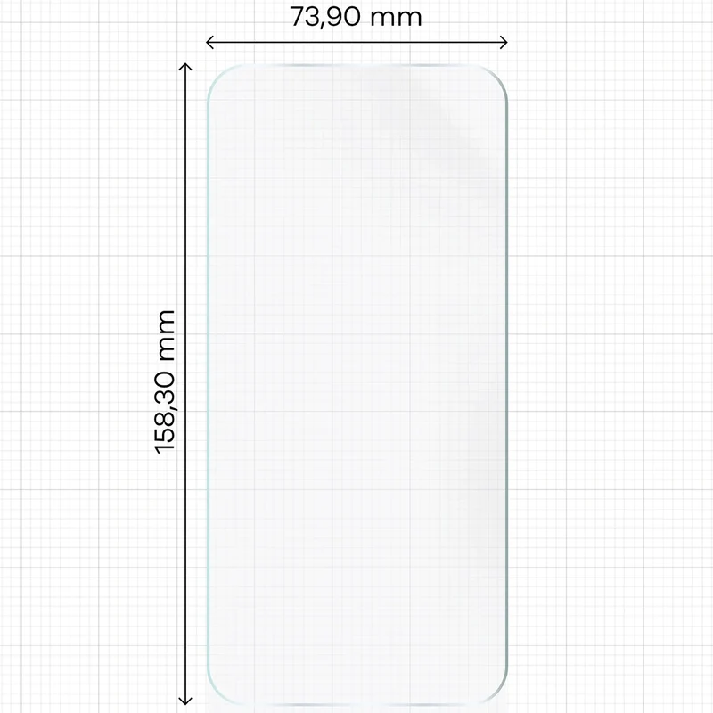 Hydrogel Folie für den Bildschirm für Honor Magic7 Pro, Bizon Film Hydrogel Front, 1 Stück