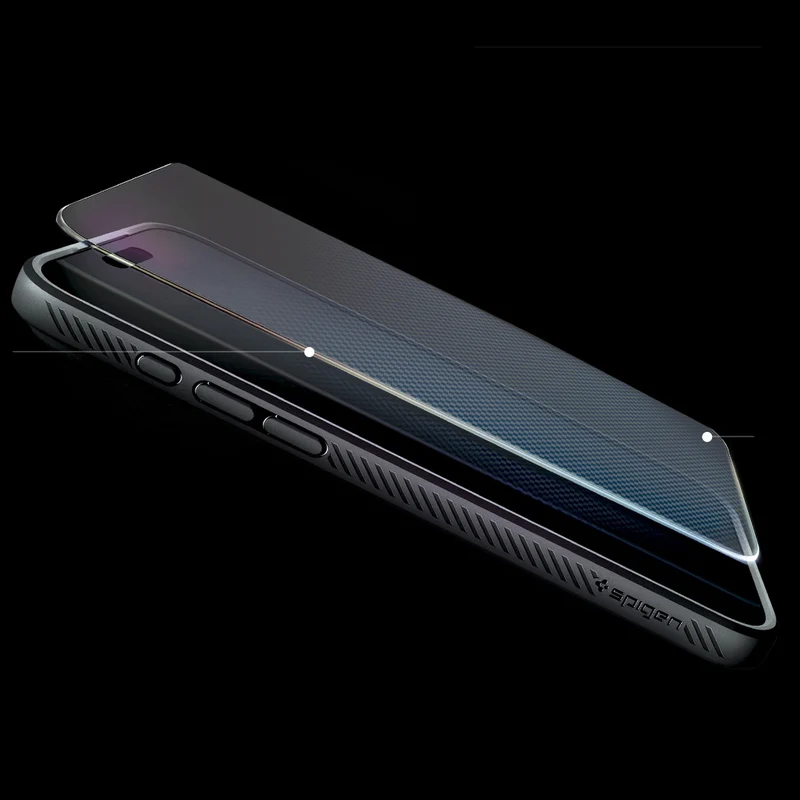 Glas + Applikator für iPhone 18 Pro Max / 17 Pro Max / 16 Pro Max, Spigen Glas.tR EZ Fit 2-Pack (AC)
