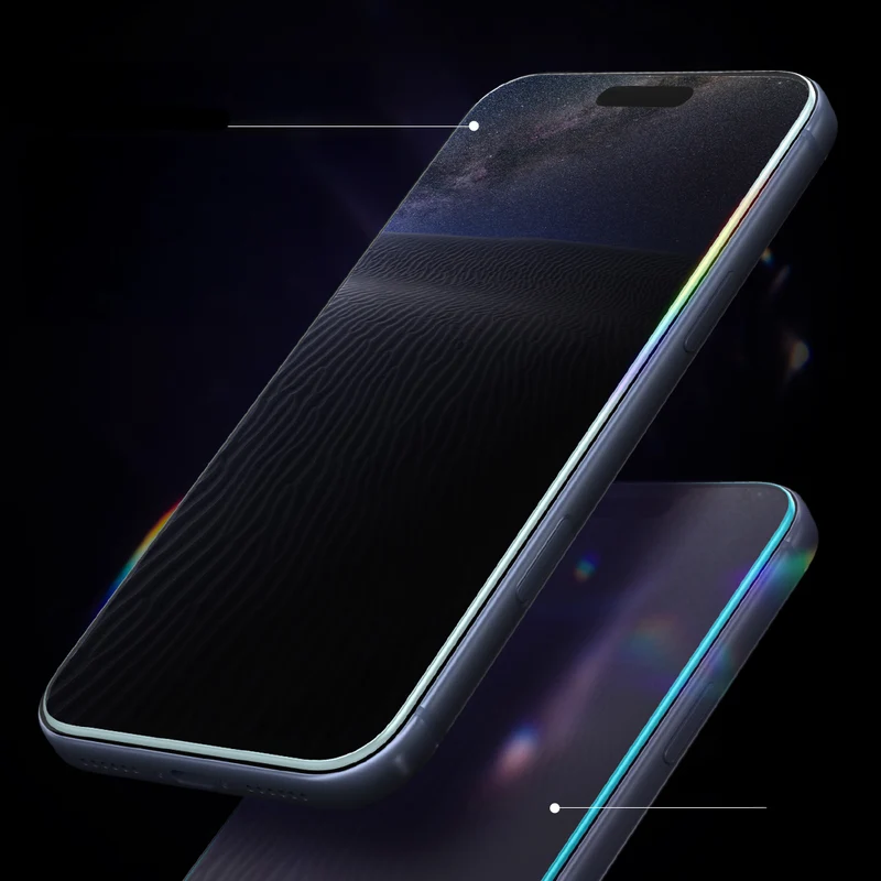 Glas + Applikator für iPhone 17 Pro / 17 / 16 Pro, Spigen Glas.tR EZ Fit Privacy 2-Pack (AC)