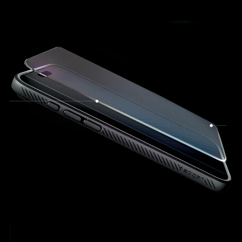 Glas + Applikator für iPhone 18 Pro / 17 Pro / 17 / 16 Pro, Spigen Glas.tR EZ Fit 2-Pack (AC)
