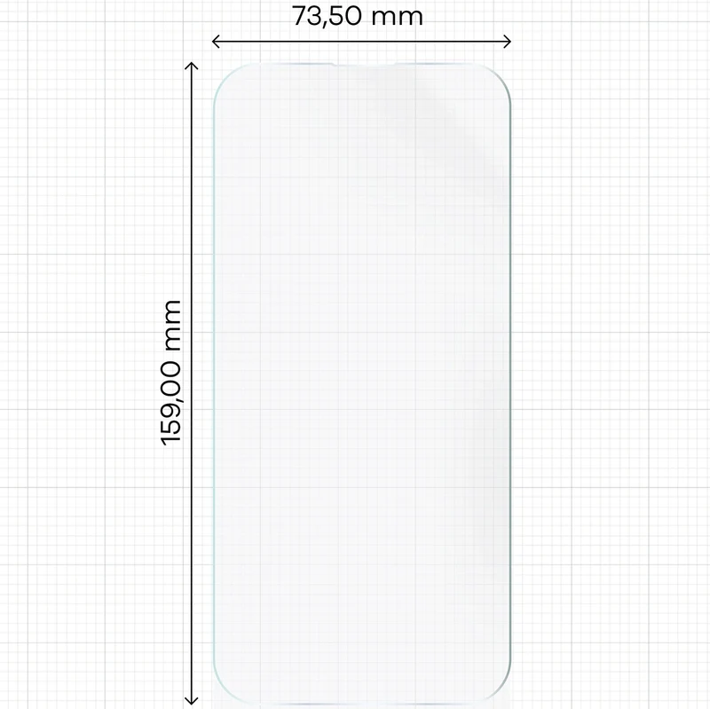 Hydrogel Folie für den Bildschirm für iPhone 18 Pro Max/17 Pro Max/16 Pro Max, Bizon Film Hydrogel Front, 1 Stück