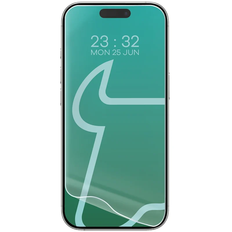 Hydrogel Folie für den Bildschirm für iPhone 18 Pro / 17 Pro / 17 / 16 Pro, Bizon Film Hydrogel Front, 1 Stück