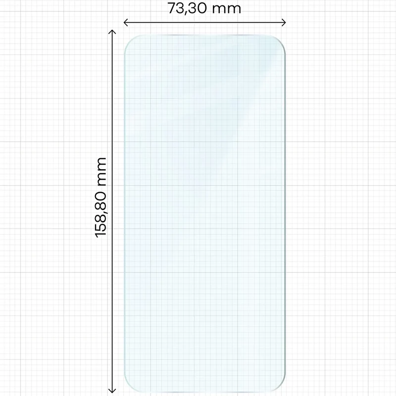 Gehärtetes Glas - 3 Stück + Kameraschutz für iPhone 17 Pro Max, Bizon Glass Clear Pack