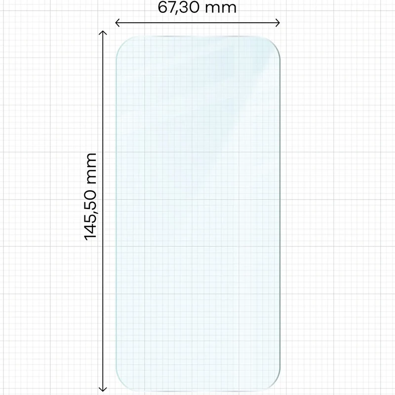 Gehärtetes Glas - 3 Stück + Kameraschutz für iPhone 17 Pro, Bizon Glass Clear Pack