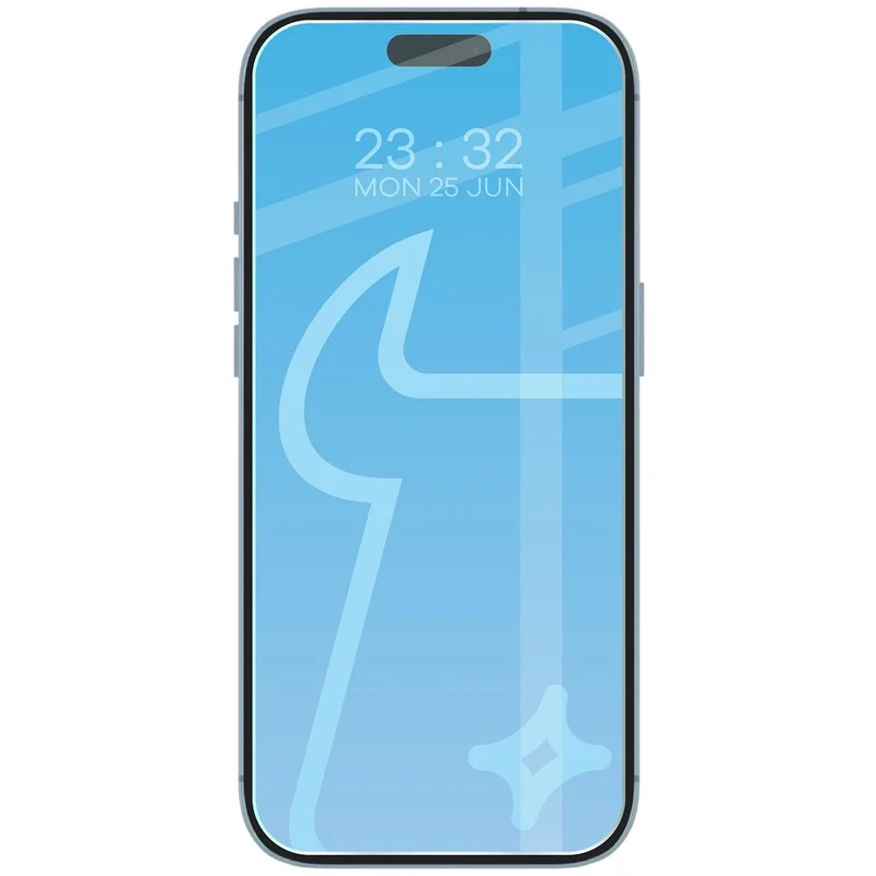 Gehärtetes Glas - 3 Stück + Kameraschutz für iPhone Air, Bizon Glass Clear Pack