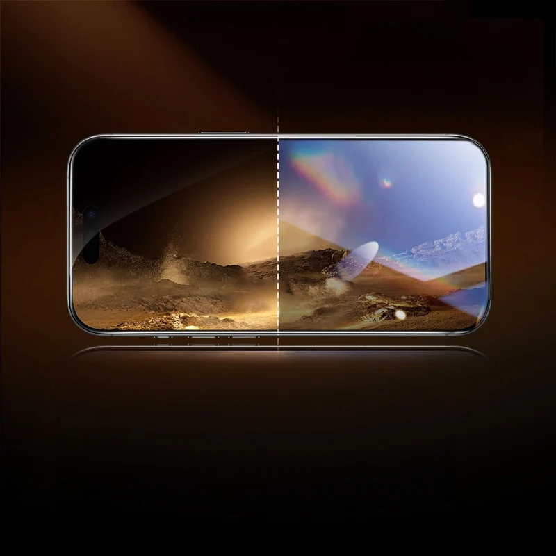 Gehärtetes Glas für iPhone 17 Pro Max, ESR Ultrafit Armorite Pro Tempered Glass, Transparent mit schwarzen Rahmen