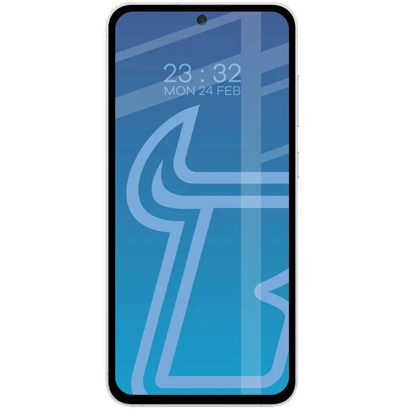 Gehärtetes Glas für Galaxy S26 FE / S25 FE / S24 FE / A37 5G / A36 5G / A56 5G, Bizon Glass Edge Duo, Schwarzer Rahmen, 2 Stück