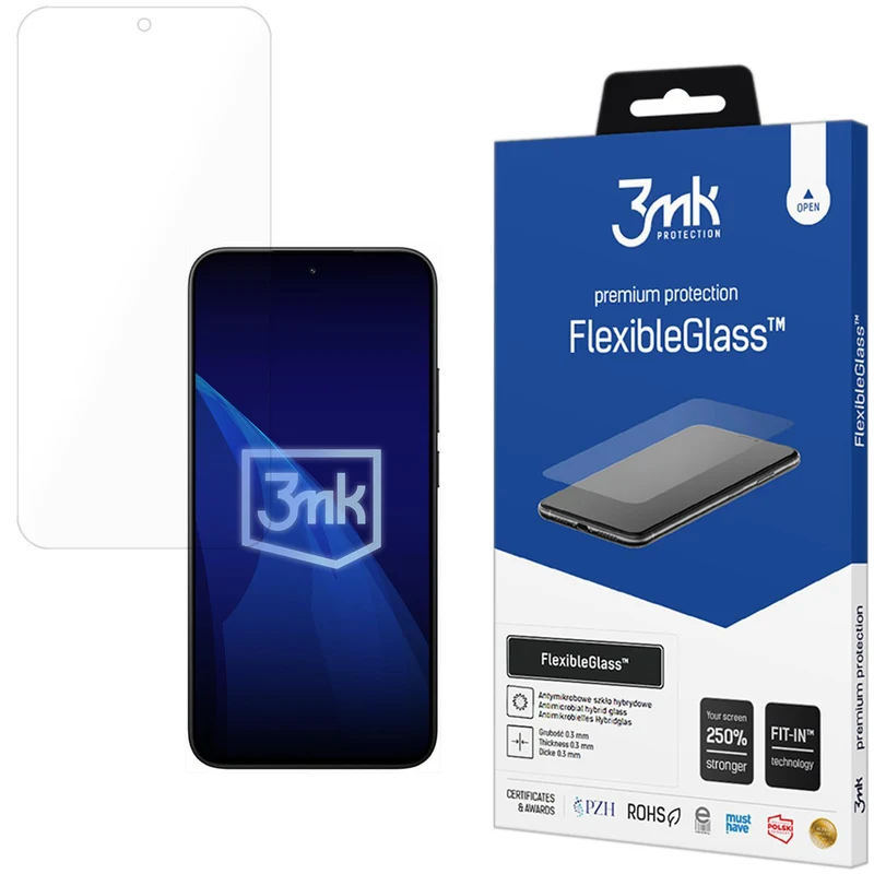 Hybridglas für Xiaomi 15T Pro, 3mk FlexibleGlass