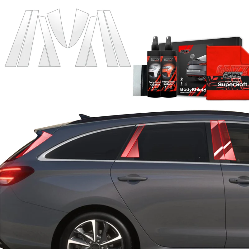 10in1 Schutzfolie Grizz Protector für B-C-Säule - Hyundai i30 Wagon (2020-2026)