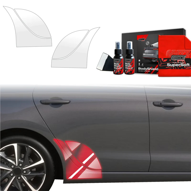4in1 Schutzfolie Grizz Protector für hinteren & vorderen Seitenschwelle - Hyundai i30 Hatchback (2020-2026)