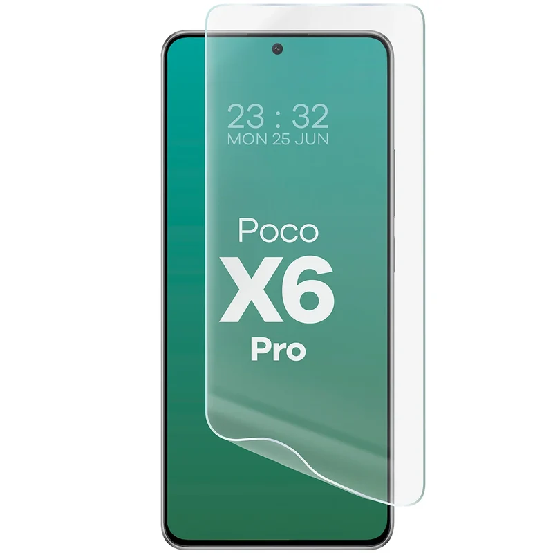 Hydrogel Folie für den Bildschirm für Xiaomi POCO X6 Pro, Bizon Film Hydrogel Front, 1 Stück