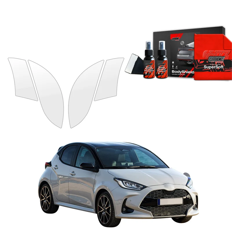 4in1 Schutzfolie Grizz Protector für hinteren & vorderen Seitenschwelle - Toyota Yaris HEV (2020-2026)