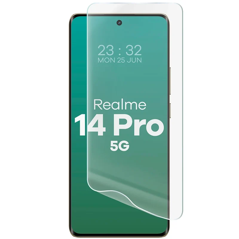 Hydrogel Folie für den Bildschirm für Realme 14 Pro 5G, Bizon Film Hydrogel Front, 1 Stück