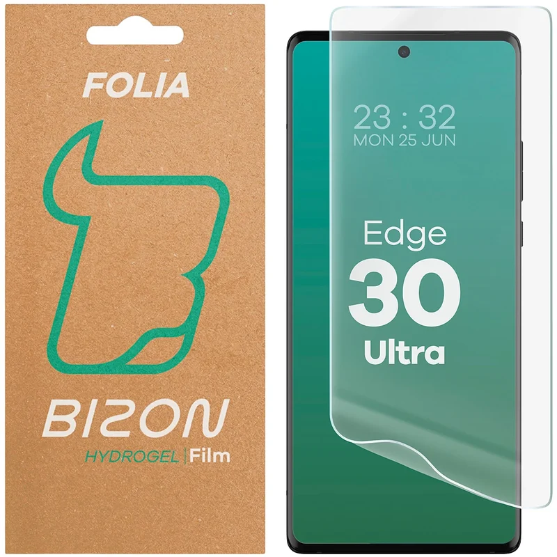 Hydrogel Folie für den Bildschirm für Motorola Edge 30 Ultra, Bizon Film Hydrogel Front, 1 Stück