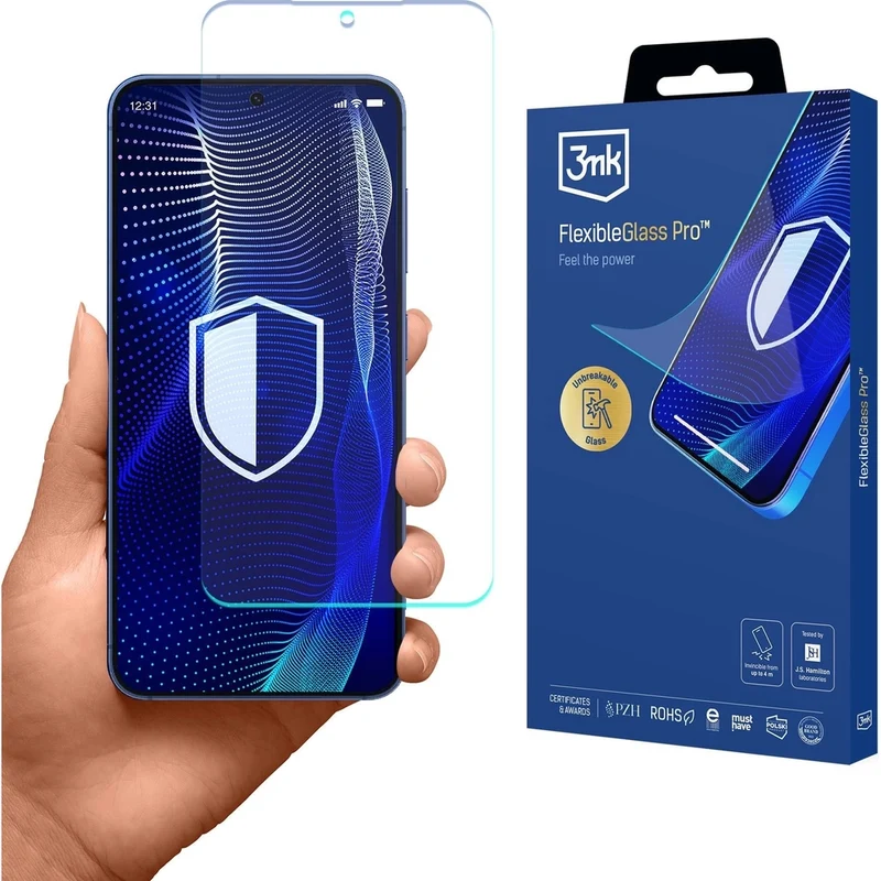 Hybridglas für Galaxy S26 FE/S25 FE, 3mk FlexibleGlass Pro