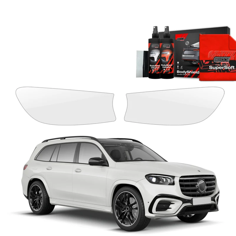 2in1 Schutzfolie Grizz Protector für Scheinwerfer - Mercedes GLS 450d (2023-2026)