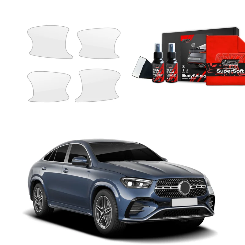 4in1 Schutzfolie Grizz Protector für Türgriffmulden - Mercedes GLE 450d (2023-2026)