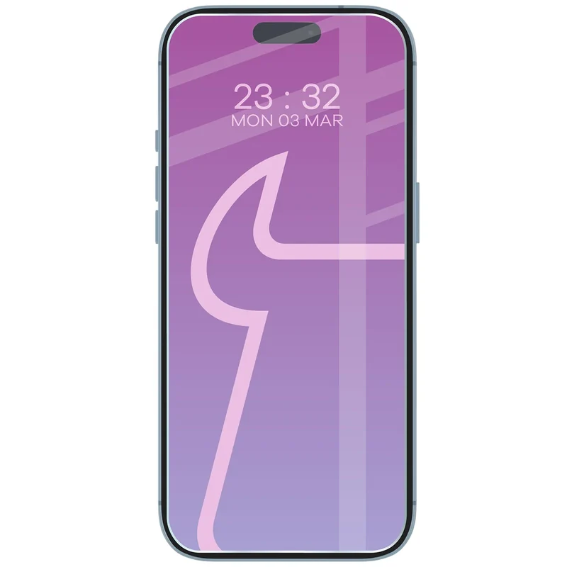 Flexibles Hybridglas für iPhone Air, Bizon Hybrid Mule