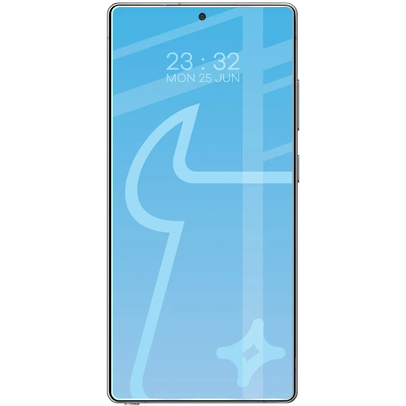 Gehärtetes Glas für Galaxy S25 Ultra, Bizon Glass Clear Duo, 2 Stück
