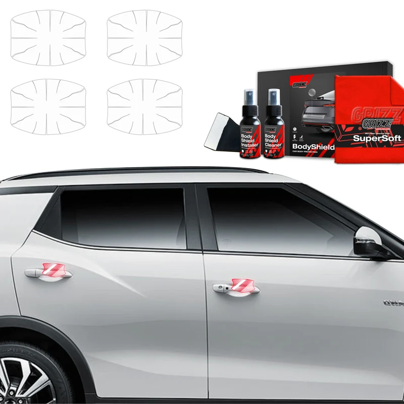 4in1 Schutzfolie Grizz Protector für Türgriffmulden - SsangYong Tivoli (2023-2026)