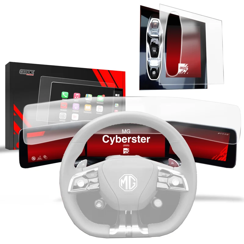 Matte Autodisplayfolie 2in1 für MG Cyberster (2025-2026), Grizz Protector