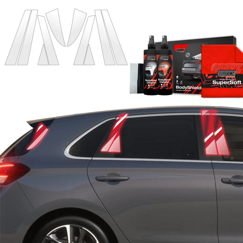 10in1 Schutzfolie Grizz Protector für B-C-Säule - Hyundai i30 Hatchback (2020-2026)